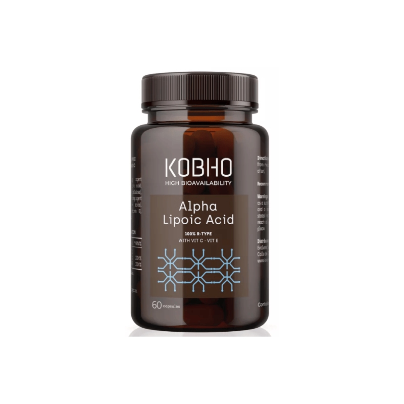 Ácido Alfa-Lipoico 60caps Kobho vista principal