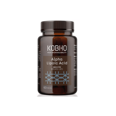 Ácido Alfa-Lipoico 60caps Kobho vista principal