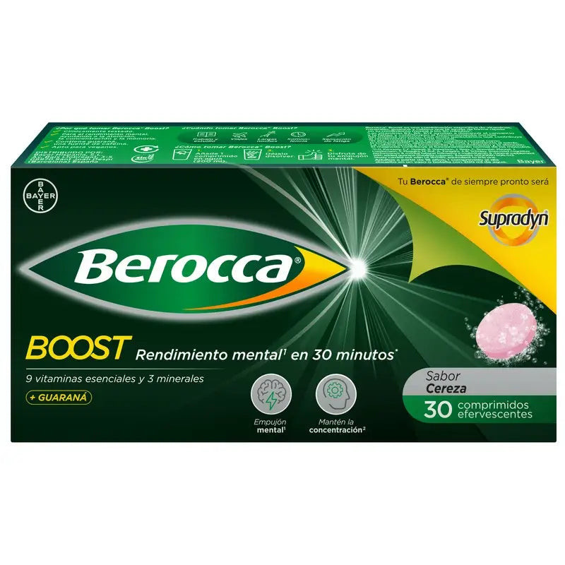 Berocca Boost 30 Comprimidos Efervescentes vista principal