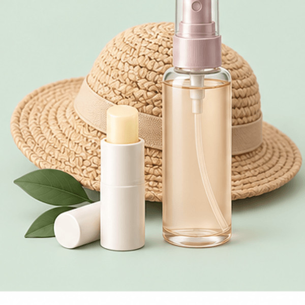 Protector labial SPF y protección capilar