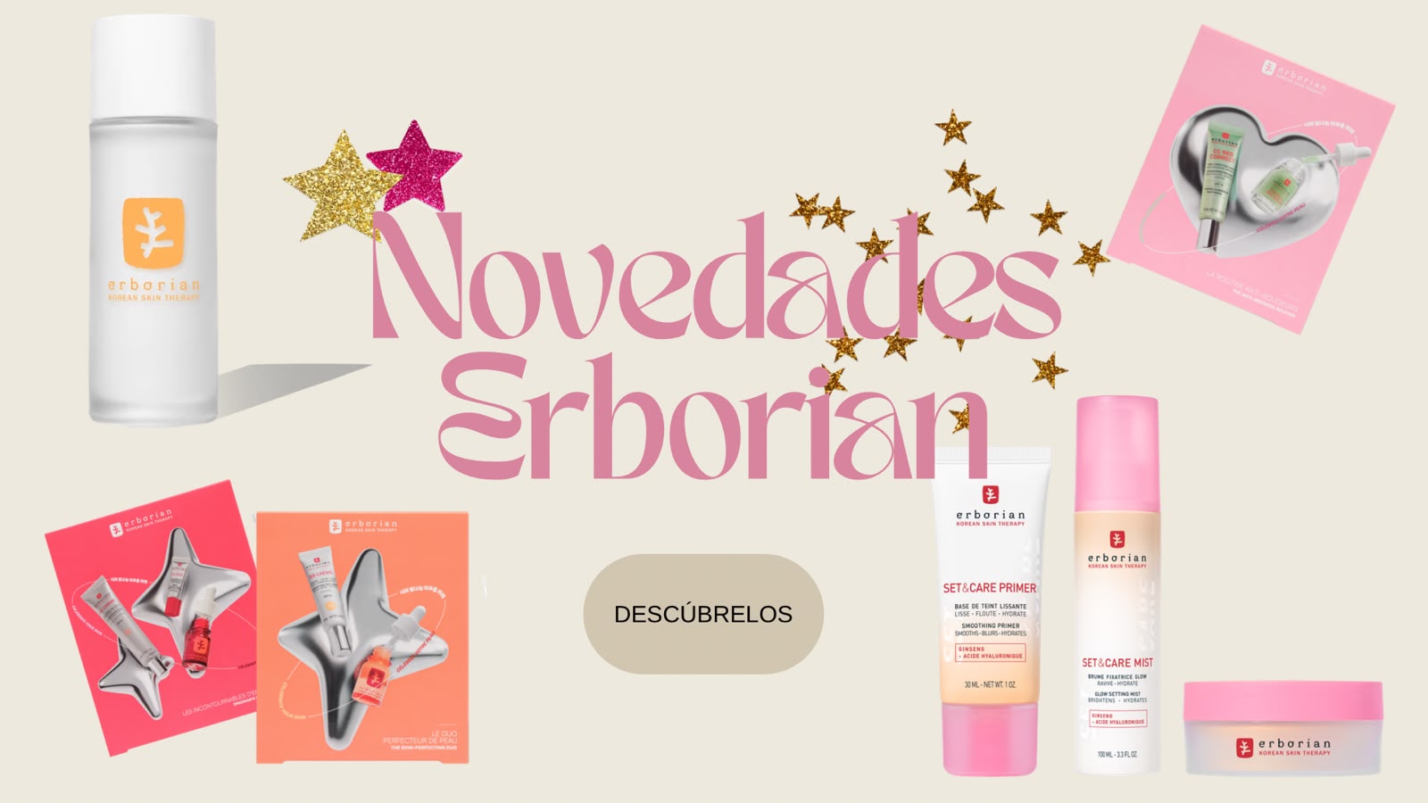 Novedades Erborian. Descúbrelos en Farmacia Lazareto.