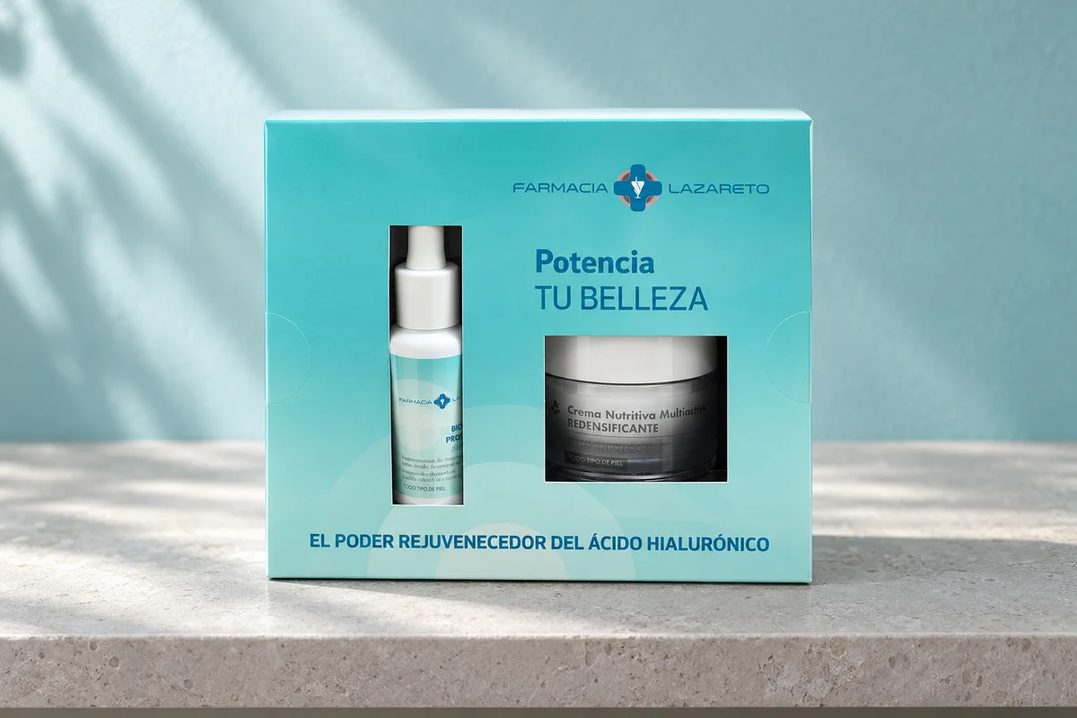 Pack multiactiva Farmacia Lazareto con booster y crema nutritiva
